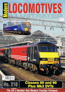 Modern Locomotives Illustrated No 210 Classes 89 and 90 Plus Mk3 DVTs