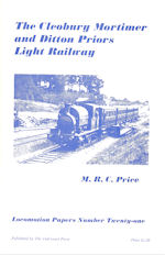 The Cleobury, Mortimer and Ditton Priors Light Railway