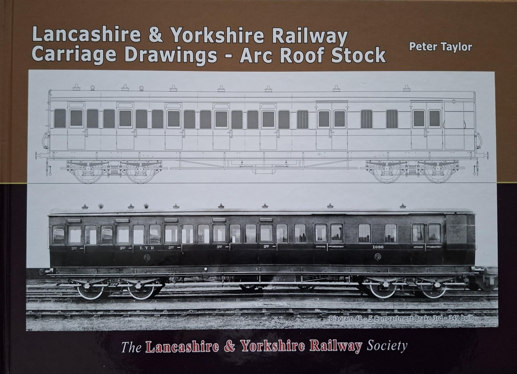 Lancashire & Yorkshire Railway Carriage Drawings - Arc Roof Stock