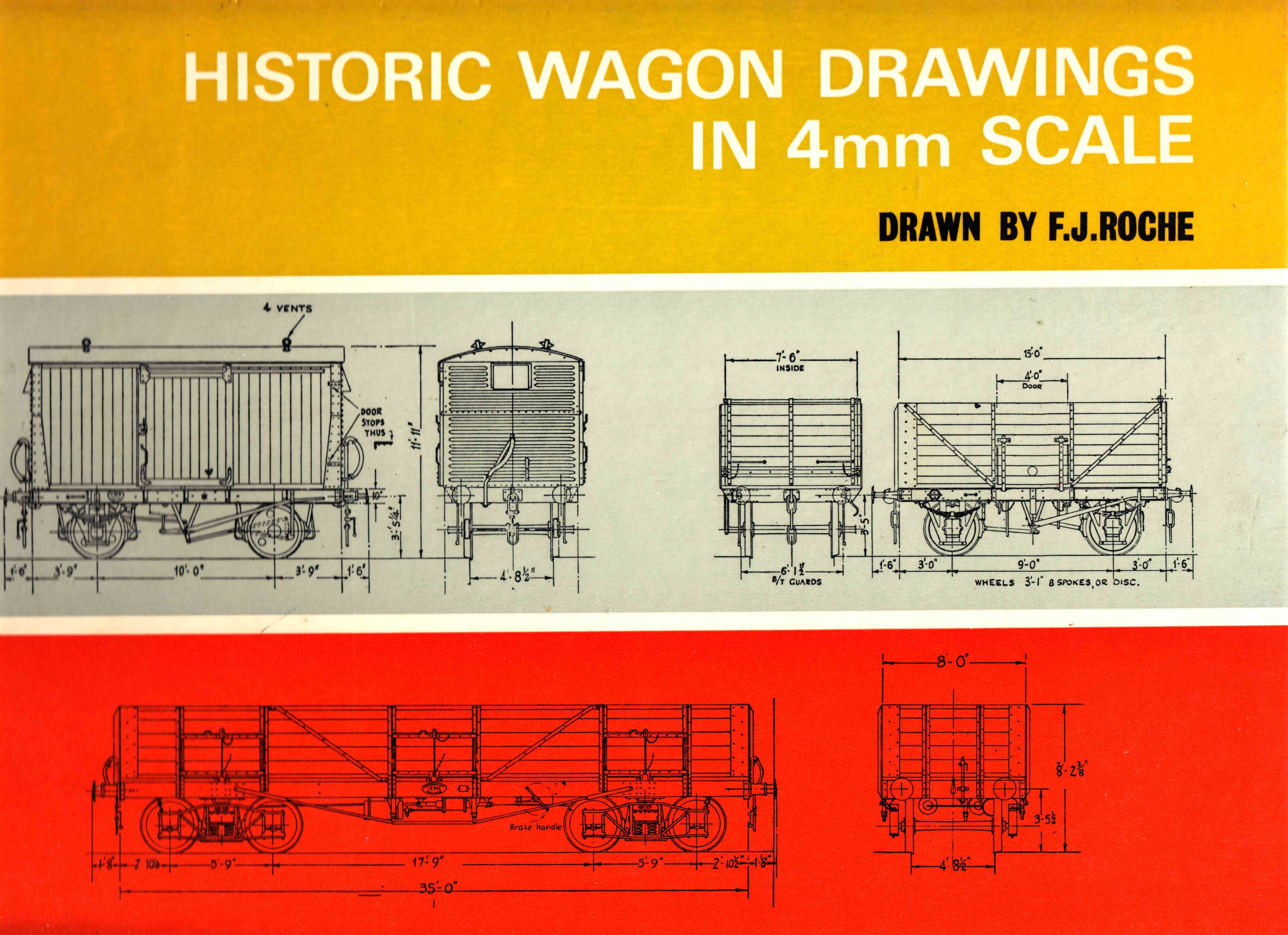Historic Wagon Drawings in 4mm Scale