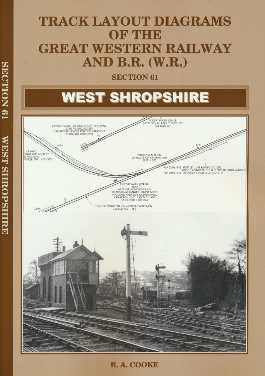 Track Layout Diagrams of the GWR and BR (WR) - Section 61 West Shropshire