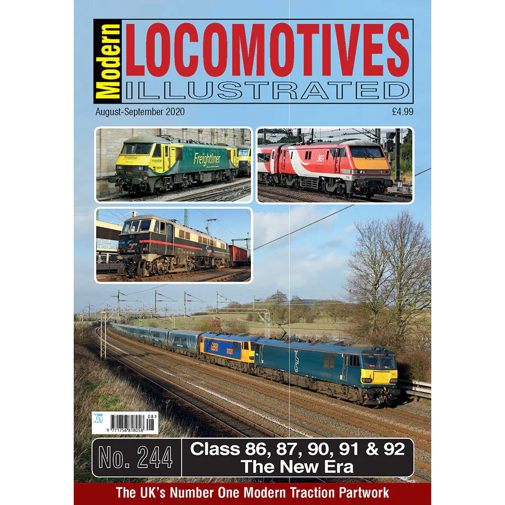 Modern Locomotives Illustrated No 244 Class 86, 87, 90, 91 & 92 The New Era