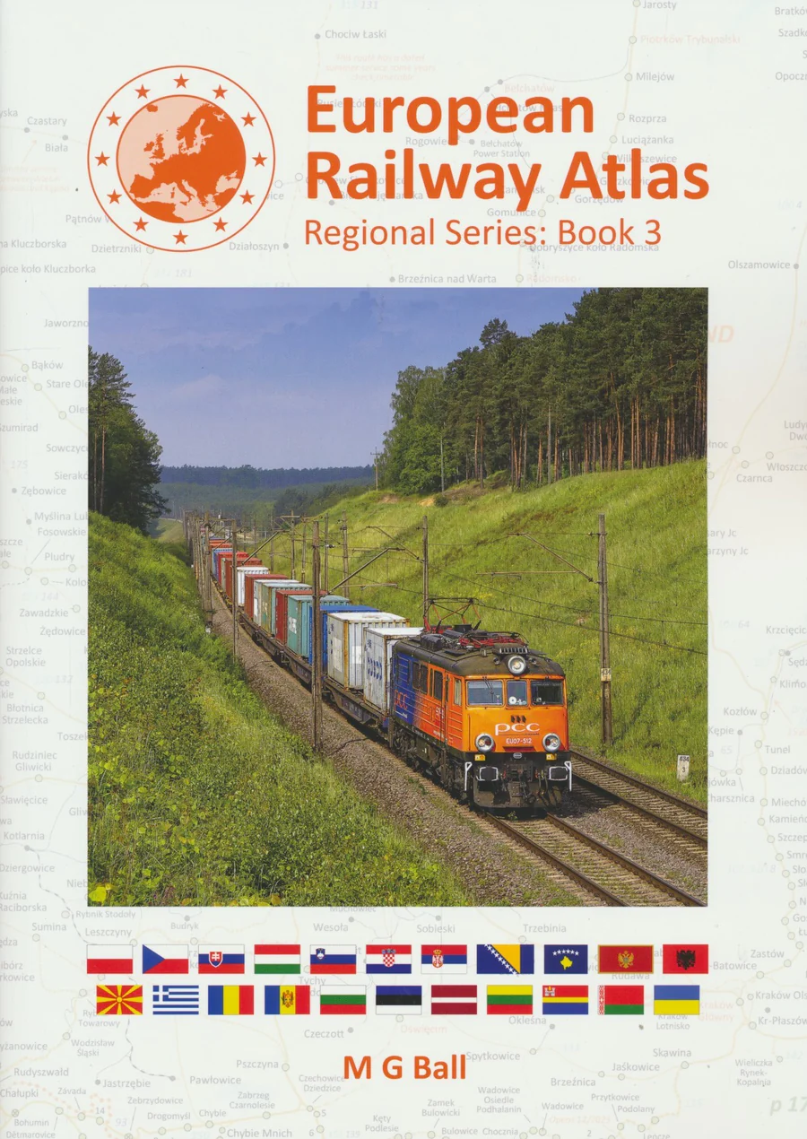 European Railway Atlas Regional Series: Book 3