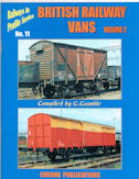 Railways in Profile Series No. 11 British Railway Vans Volume 2