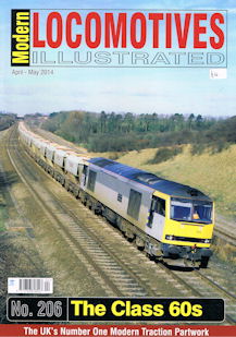 Modern Locomotives Illustrated No 206 The Class 60s