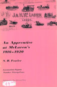 An Apprentice at McLaren's 1916-1920